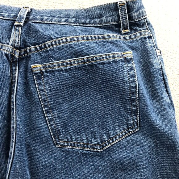 Lands End Womens Jeans Size 14 Blue Denim Straight Leg Casual High Rise Classic - Picture 11 of 14